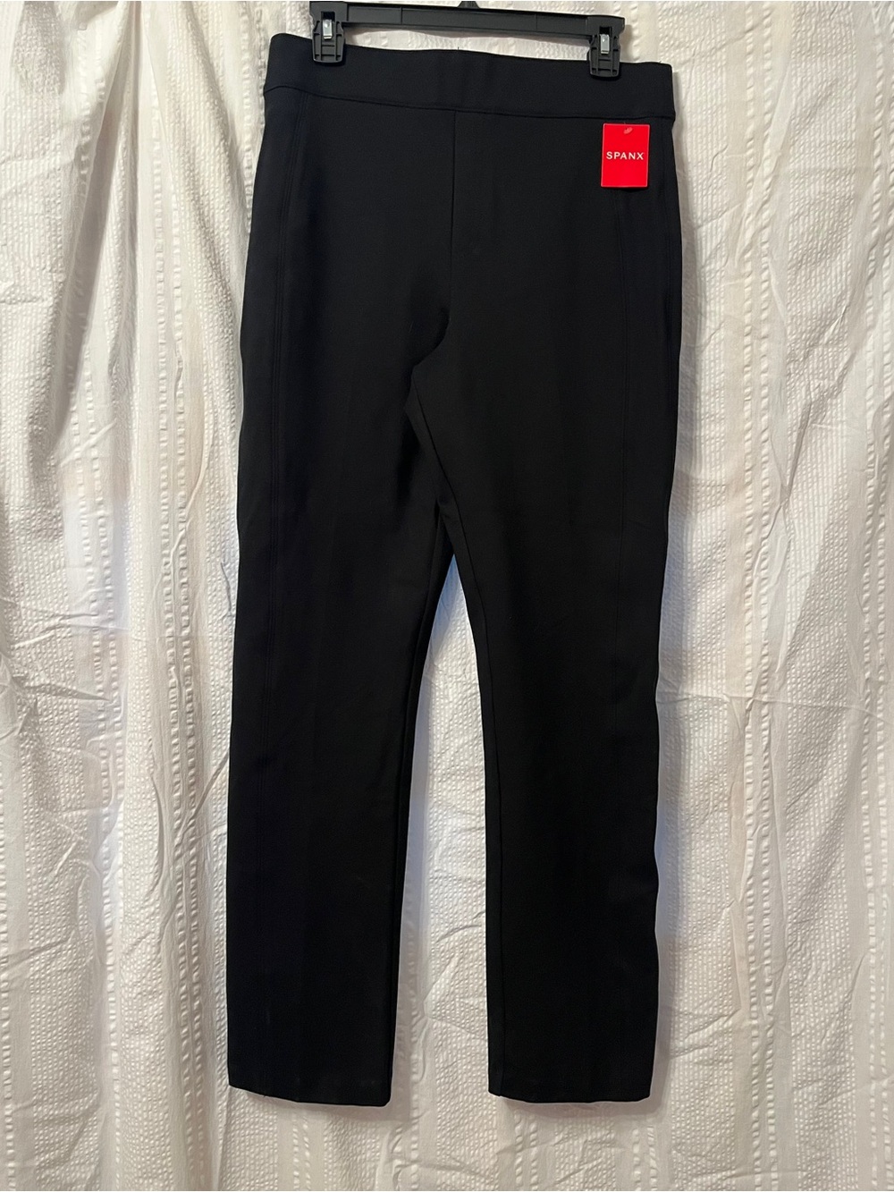 NWT SPANX women’s classic Black Straight Leg Pinter Dress Pants size large